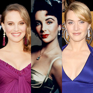 Natalie Portman, Elizabeth Taylor, Kate Winslet Natalie Portman, Elizabeth Taylor, Kate Winslet